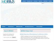 Tablet Screenshot of mobiusconsortium.org